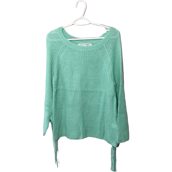 Project Naadam Open Knit Tied Sleeve Sweater M - Picture 11 of 12